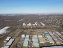 Вид территории. Сухой склад (+18) Склад Ленинградская обл, Ломоносовский р-н, деревня Малое Карлино , 24 000 м2 фото 1